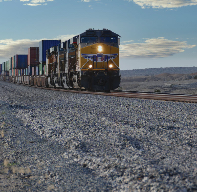 Freight stock image