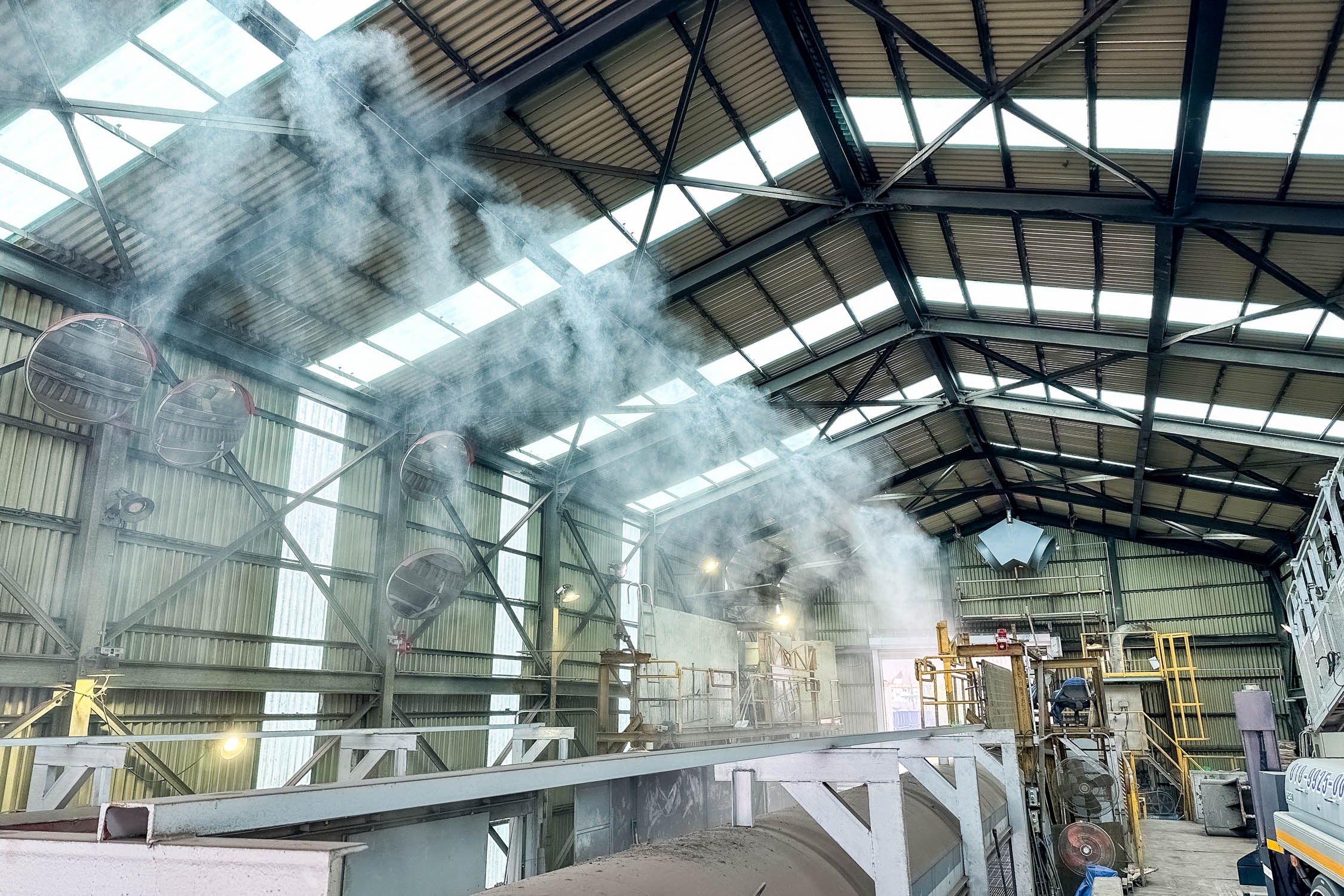 Idrobase dust suppression misting system