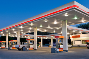 gas stations stock image