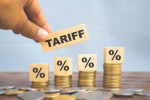 State of Tariffs stock image