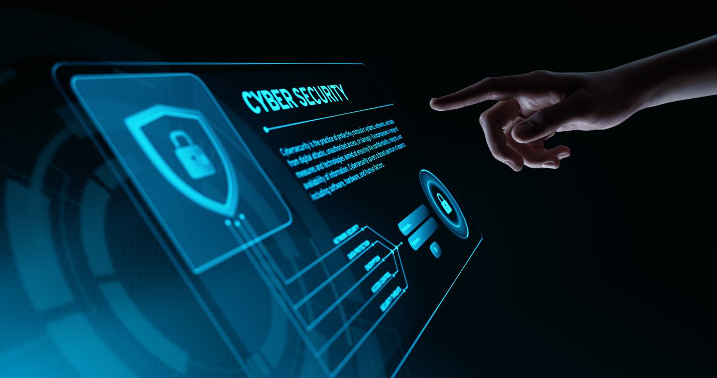 Cybersecurity stock image