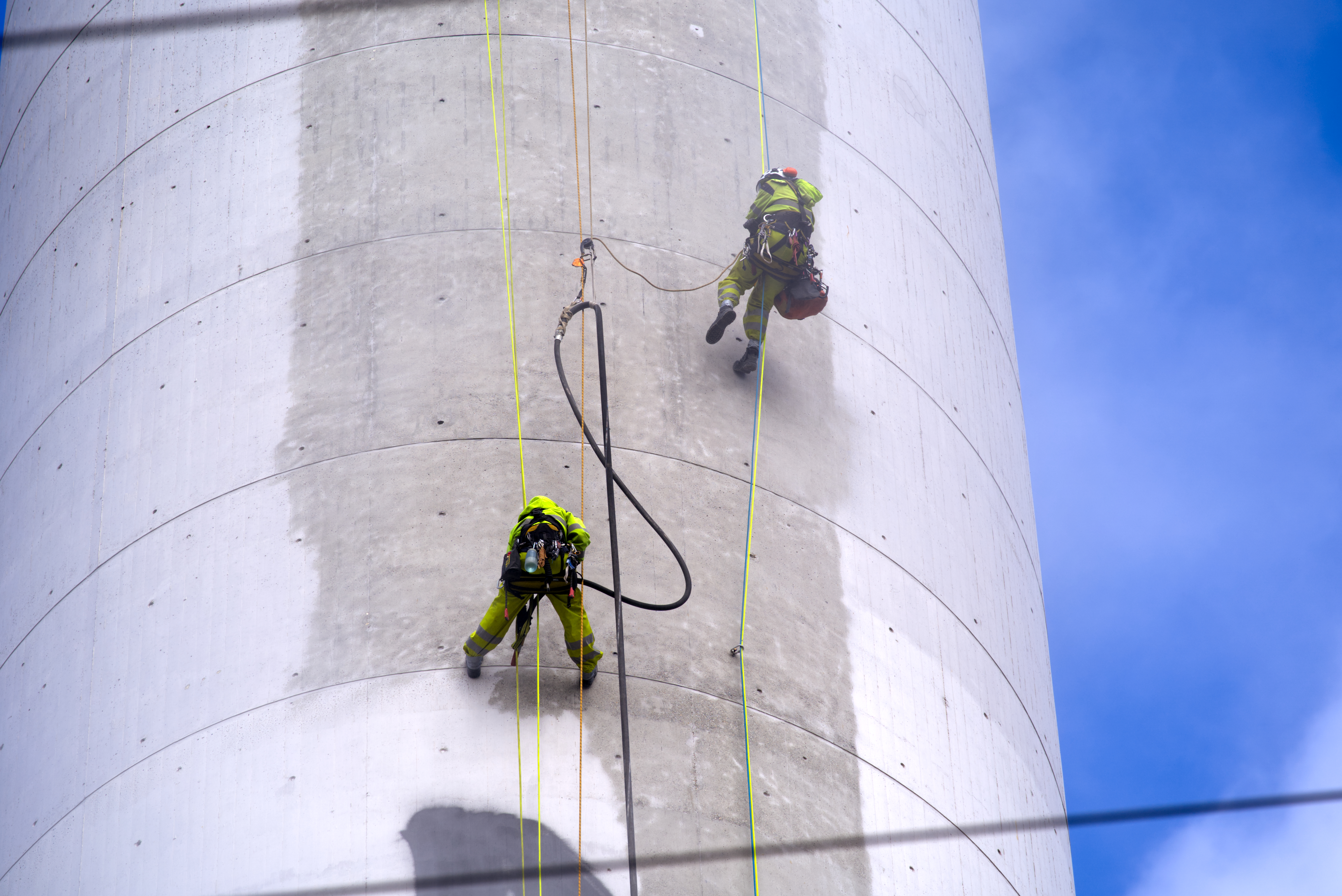 safety and compliance for pressure washing stock image