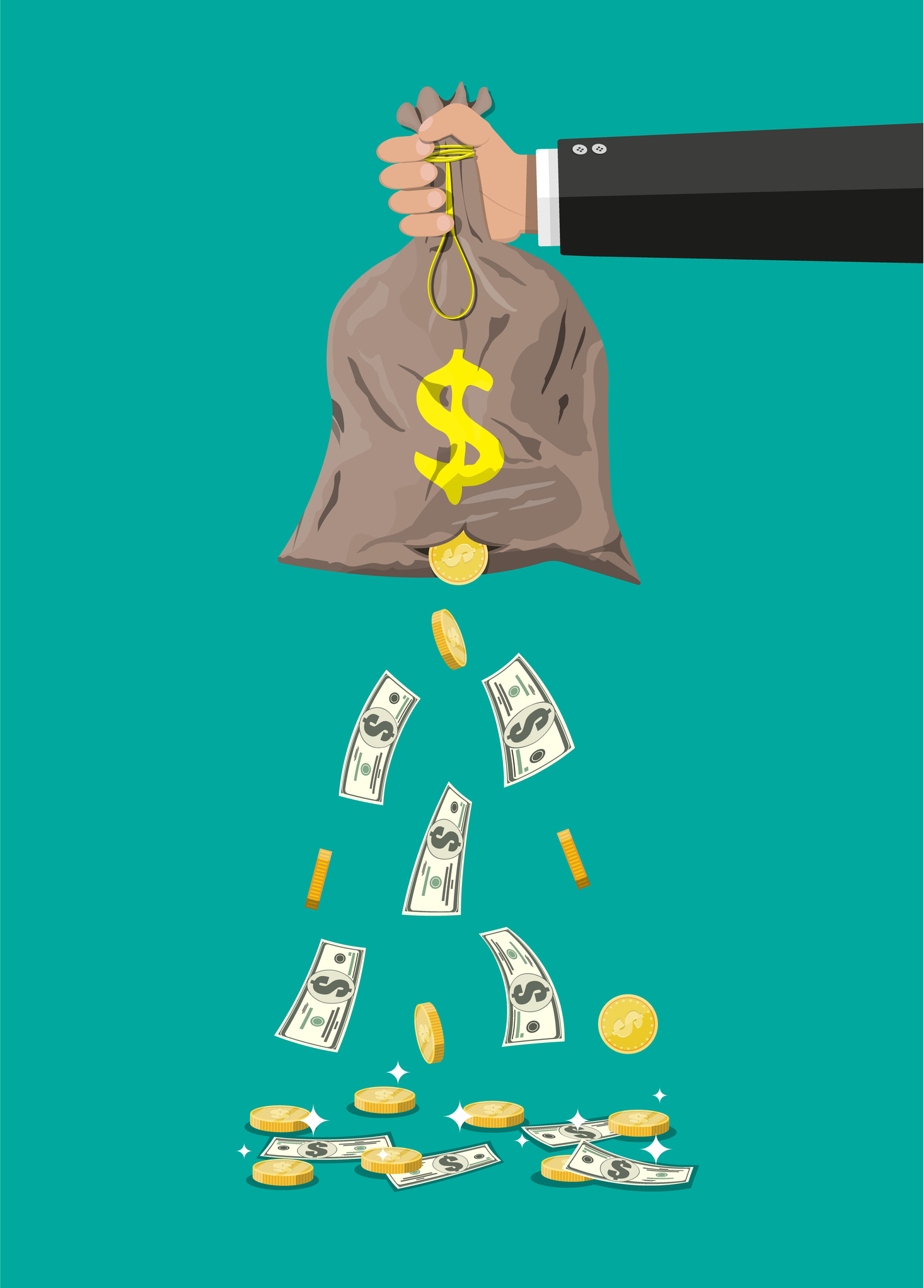 Minimizing Losses Stock Image