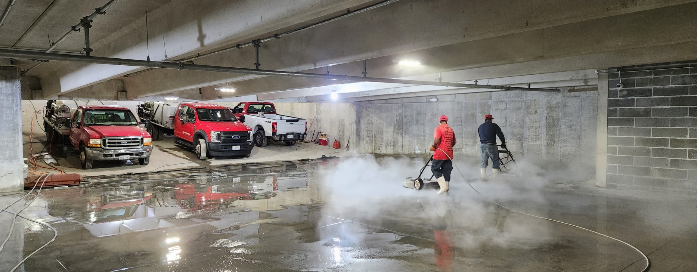 Duo Garage Surface Cleaning