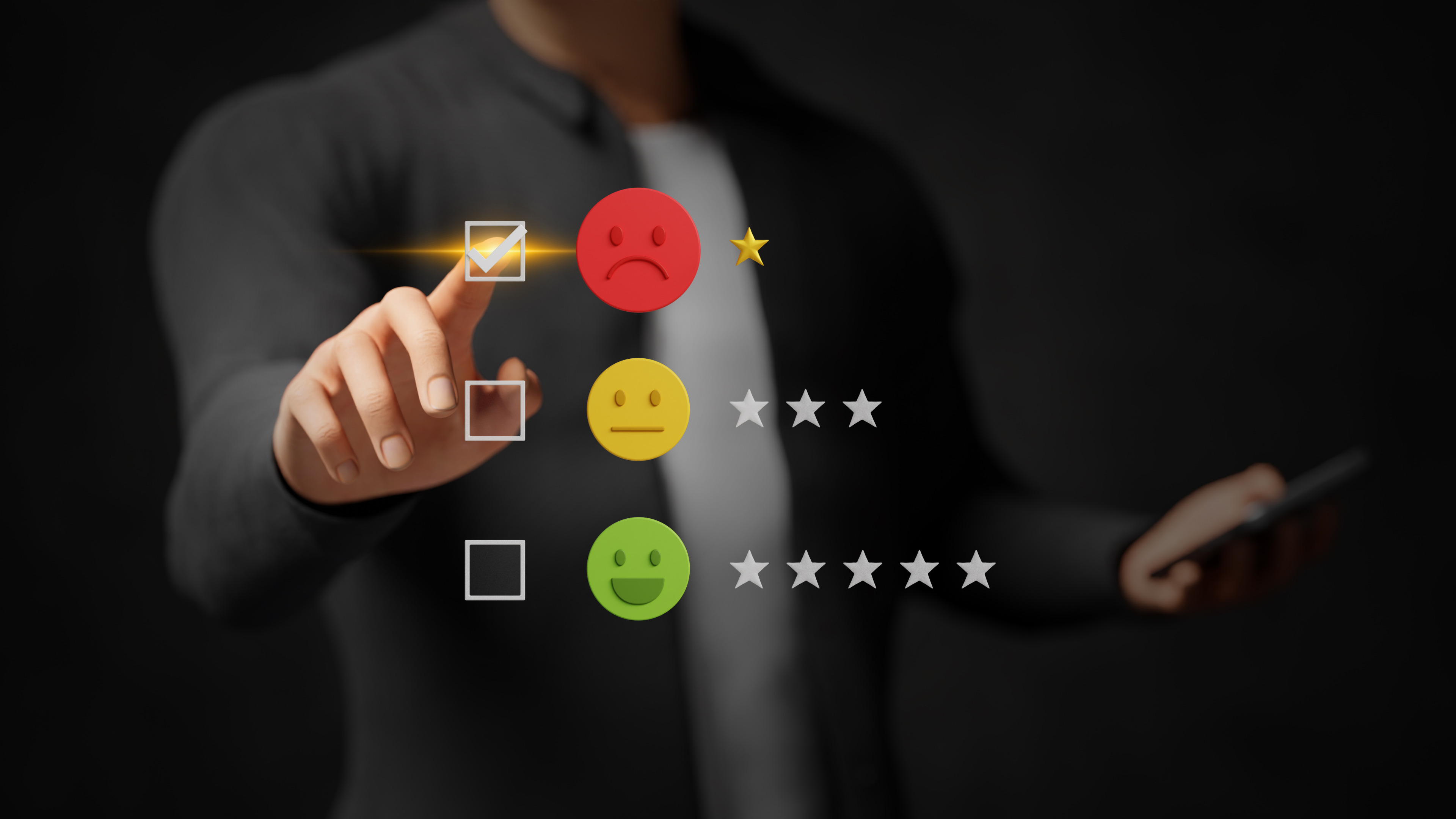 customer concerns stock image