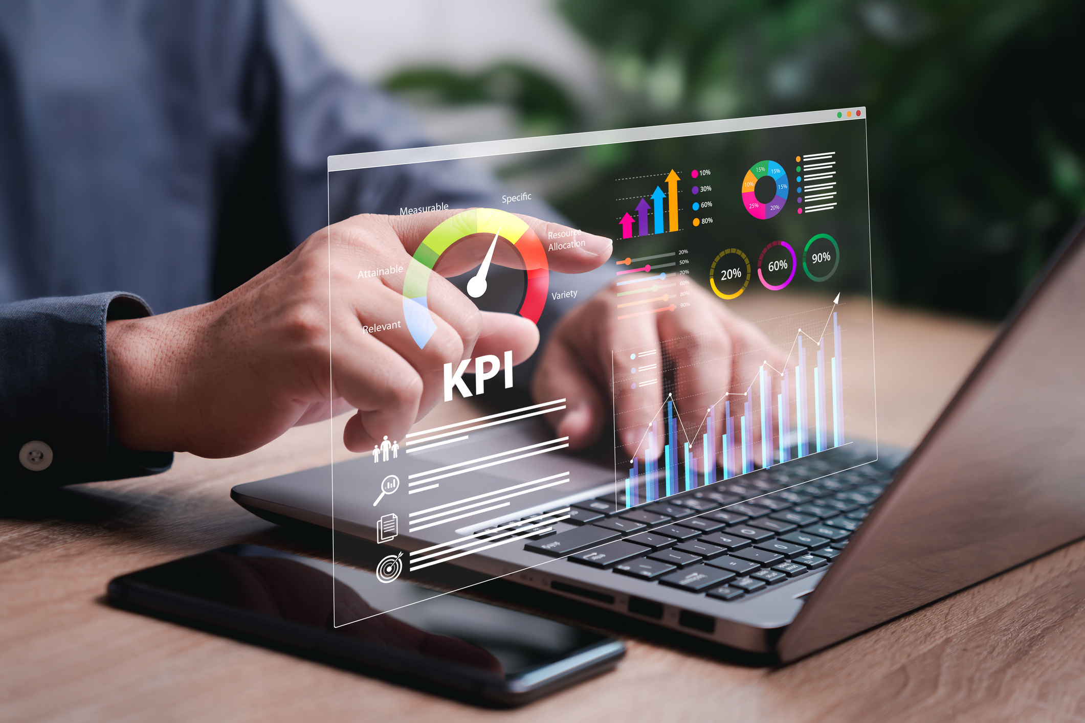 Benchmarking stock image